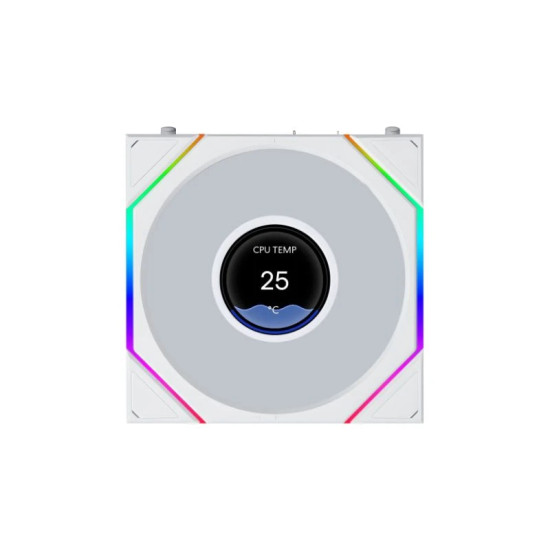 Вентилатор Lian Li Fan 120mm - UNI FAN TL LCD FLEX - White