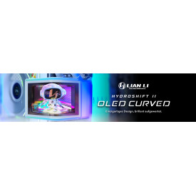 Водно охлаждане Lian Li Water Cooling HydroShift II OLED Curved 360 TL - Black