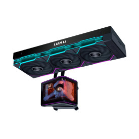 Водно охлаждане Lian Li Water Cooling HydroShift II OLED Curved 360 TL - Black