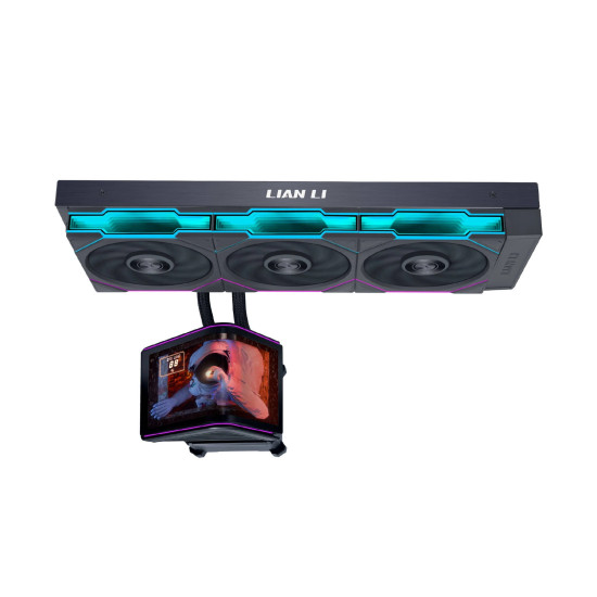 Водно охлаждане Lian Li Water Cooling HydroShift II OLED Curved 360 TL - Black