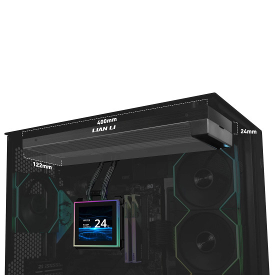 Водно охлаждане Lian Li Water Cooling Water Cooling HydroShift II LCD-S 360N Black