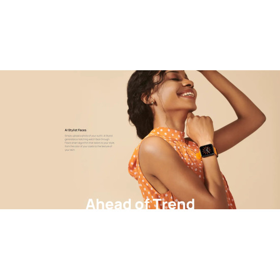 Смарт часовник Maimo Smartwatch - Maimo Watch Flow - Metallic Black - SPO2, HeartRate, GPS
