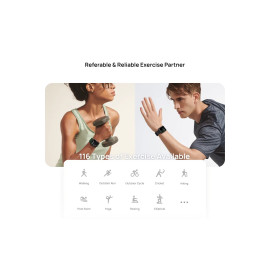 Смарт часовник Maimo Smartwatch - Maimo Watch Flow - Metallic Black - SPO2, HeartRate, GPS