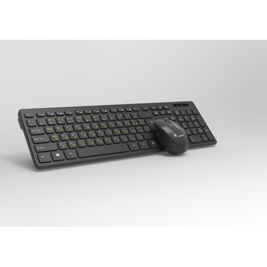 Комплект клавиатура и мишка Makki БДС Combo Keyboard and Mouse Wireless 2.4G BG low-profile chocolate - MAKKI-KB-KMX-C16