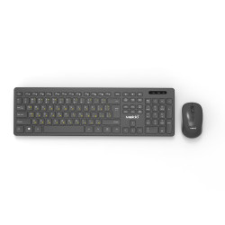 Комплект клавиатура и мишка Makki БДС Combo Keyboard and Mouse Wireless 2.4G BG low-profile chocolate - MAKKI-KB-KMX-C16