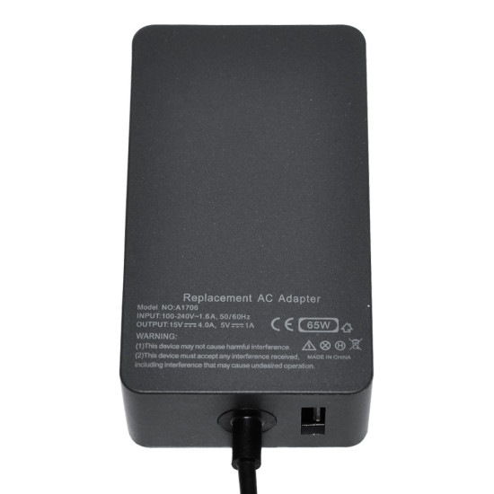 Зарядно за лаптоп Makki за Microsoft Surface - 15V 4A 65W + USB 5V/1A - MAKKI-NA-MS-53