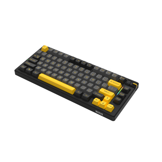 Безжична клавиатура Marvo Wireless Gaming Mechanical keyboard Mega 80W - KG958W - Bluetooth 5.0, 2.4G
