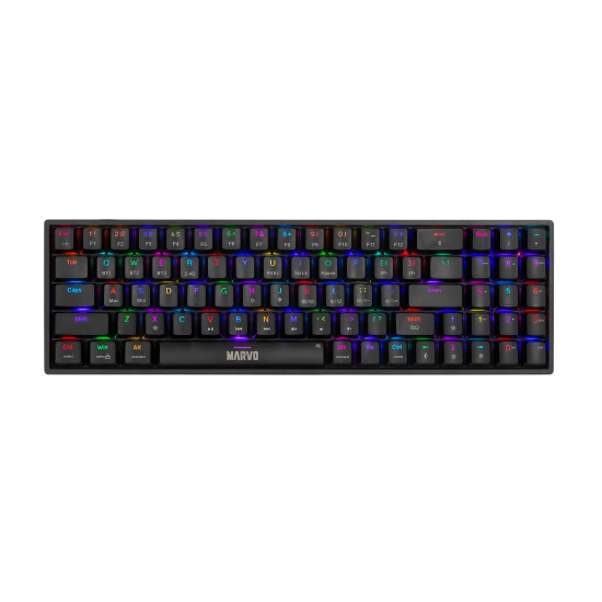 Безжична клавиатура Marvo Wireless Gaming Mechanical keyboard Shogo 78W - KG956W - Bluetooth 5.0, 2.4G