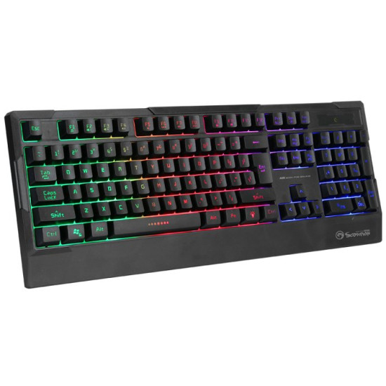 Клавиатура Marvo Gaming Keyboard K606 - Wrist support, 104 keys, Anti-ghosting, Backlight - MARVO-K606