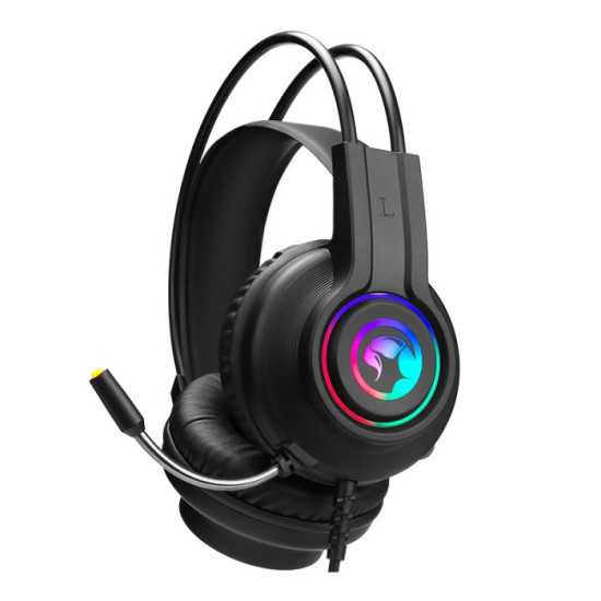 Слушалки Marvo Gaming Headphones HG8935 - 50mm, USB, RGB - MARVO-HG8935