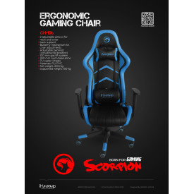 Геймърски стол Marvo Gaming Chair CH-106 Black/Blue