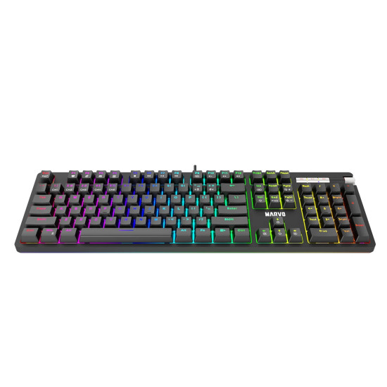Клавиатура Marvo Gaming Keyboard Mechanical KG948 - 108 keys, RGB, Macros, Blue switches