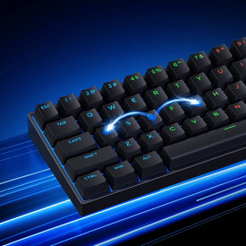 Клавиатура MCHOSE Gaming Mechanical Keyboard Ace 60 Pro - 8K, TTC Uranus Magnetic Switch - Standard [Linear] (English US), White