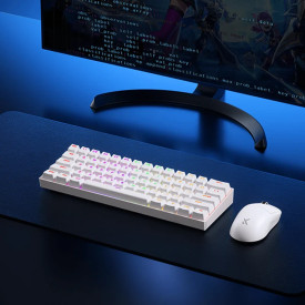 Клавиатура MCHOSE Gaming Mechanical Keyboard Ace 60 Pro - 8K, TTC Uranus Magnetic Switch - Standard [Linear] (English US), White