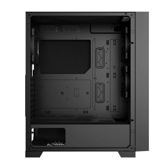 Кутия за компютър Montech AIR 1000 SILENT, Mid-tower Case, Sound Proofing Panels, 3x120mm Silent Fans, Black