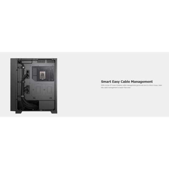 Кутия за компютър Montech AIR 1000 SILENT, Mid-tower Case, Sound Proofing Panels, 3x120mm Silent Fans, Black