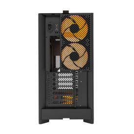 Кутия за компютър Montech Case ATX - HS02 PRO (B) - 5 x 120 mm ARGB Fans, USB-C, Black