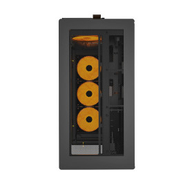 Кутия за компютър Montech Case ATX - HS02 PRO (B) - 5 x 120 mm ARGB Fans, USB-C, Black
