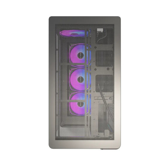 Кутия за компютър Montech Case mATX - KING 15 PRO, Black - 4x120mm A-RGB, USB-C