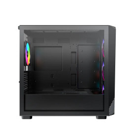 Кутия за компютър Montech Case mATX - X5M, Black - 4 x 120 mm A-RGB, USB-C