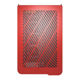 Кутия за компютър Montech KING 95 Pro, Dual Chamber Mid-tower Case, 6 ARGB Fans, 2 Front Panels, Red