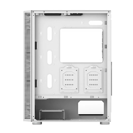 Кутия за компютър Montech X3 GLASS, Mid-tower Case, TG, 6 fixed RGB Fans, White