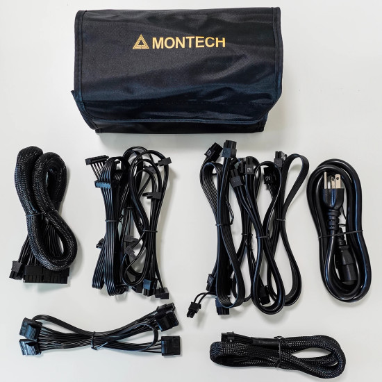 Захранване Montech TITAN GOLD 1000, PSU ATX3.0, 80 Plus Gold, Cybernetics Gold, Full Modular
