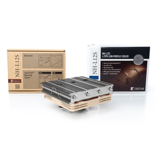 Охладител за процесор Noctua CPU Cooler NH-L12S Low Profile - LGA1700/2066/1200/AMD