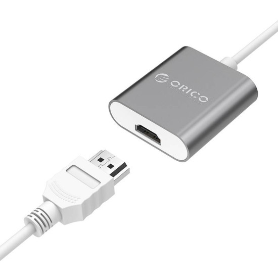 Адаптер Orico USB 3.1 Type C -> HDMI F, gray - RCH-SG