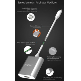 Адаптер Orico USB 3.1 Type C -> HDMI F, gray - RCH-SG