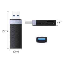 Четец за карти Orico Card Reader USB 3.0 Type A - CS2D-A3-BK