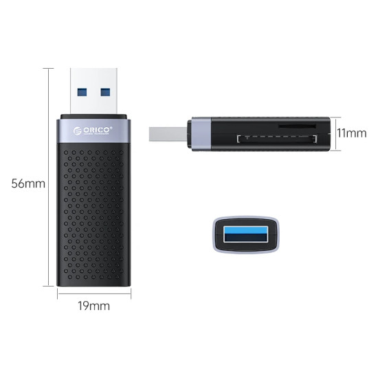 Четец за карти Orico Card Reader USB 3.0 Type A - CS2D-A3-BK