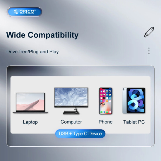 Четец за карти Orico Card Reader USB 3.0 Type A - CS2D-A3-BK