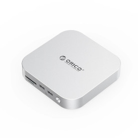 SDD докинг станция Orico M47PEUSV, M.2 NVMe x2, USB4 40Gbps, USB3.2 10Gbps x3, SD/TF, Silver