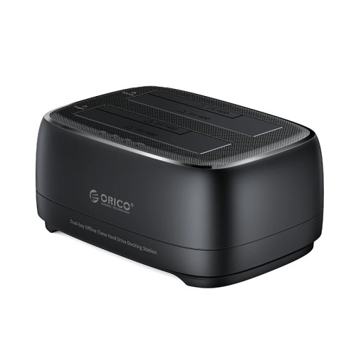 HDD докинг станция Orico Storage - HDD/SSD Dock - 2 BAY Offline Clone 2.5/3.5 USB-C/USB-A - DD28C3-C