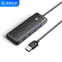 USB хъб Orico USB3.0 HUB 4 port Black - PAPW4A-U3-015-BK