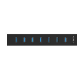 USB хъб Orico USB3.0 HUB 7 port Black - H7013-U3-AD