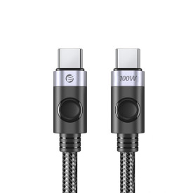 USB кабел Orico USB C-to-C PD 100W Charging 0.5m Black - C2CZ-BK-05