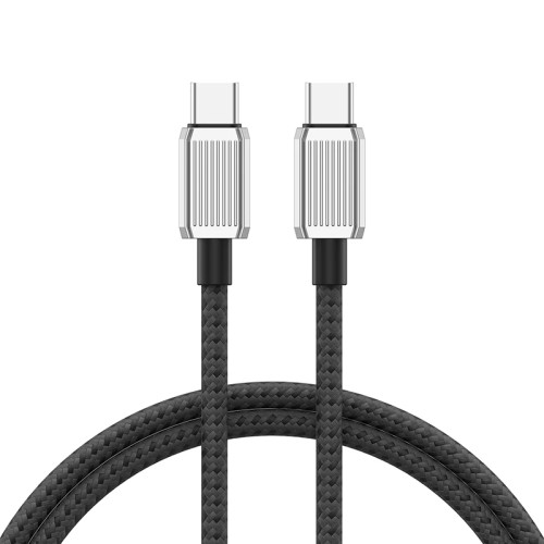 USB кабел Orico USB C-to-C PD 60W Charging 1.0m Black - GQZ60-10-BK