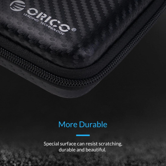 Калъф за външен диск Orico Portable Storage Bag - 2.5" Black - PHM-25-BK