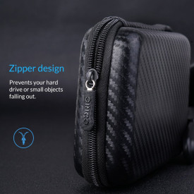Калъф за външен диск Orico Portable Storage Bag - 2.5" Black - PHM-25-BK