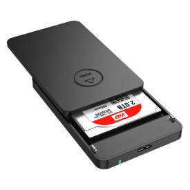 Външна кутия за диск Orico Storage - Case - 2.5 inch USB3.0 Black - 2569S3-BK