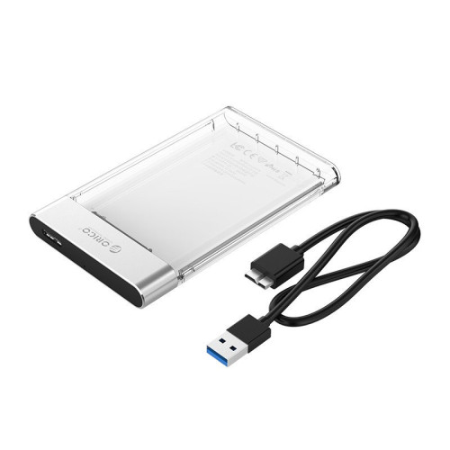 Външна кутия за диск Orico Storage - Case - 2.5 inch USB3.0, UASP, black - 2129U3-CR