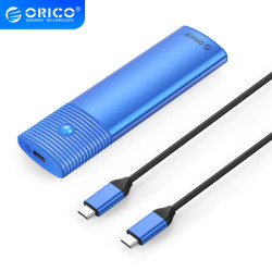 Външна кутия за диск Orico Storage - Case - M.2 NVMe M/B key 10 Gbps Blue - PWM2-G2