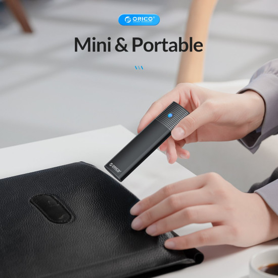 Външна кутия за диск Orico Storage - Case - M.2 NVMe M/B key 10 Gbps Blue - PWM2-G2