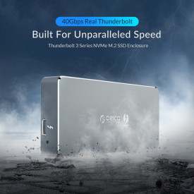 Външна кутия за диск Orico Storage - Case - M.2 NVMe M key - THUNDERBOLT 3 40Gbps - APM2T3-G40