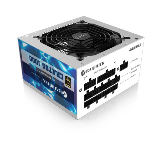 Захранване Raijintek PSU ATX 3.0 1000W Gold - CRATOS 1000 WHITE