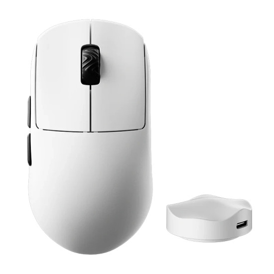 Безжична мишка Scyrox V8 White - Wireless Gaming Mouse - 8K Polling Rate