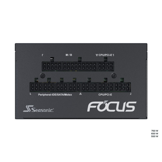 Захранване Seasonic PSU 750W Gold, Full Modular - FOCUS GX-750 - SSR-750FX