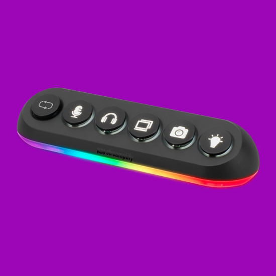 Стрийминг хъб Streamplify Streaming HUB DECK 5 RGB - 5 x USB-A - SPUH-HD51217.11